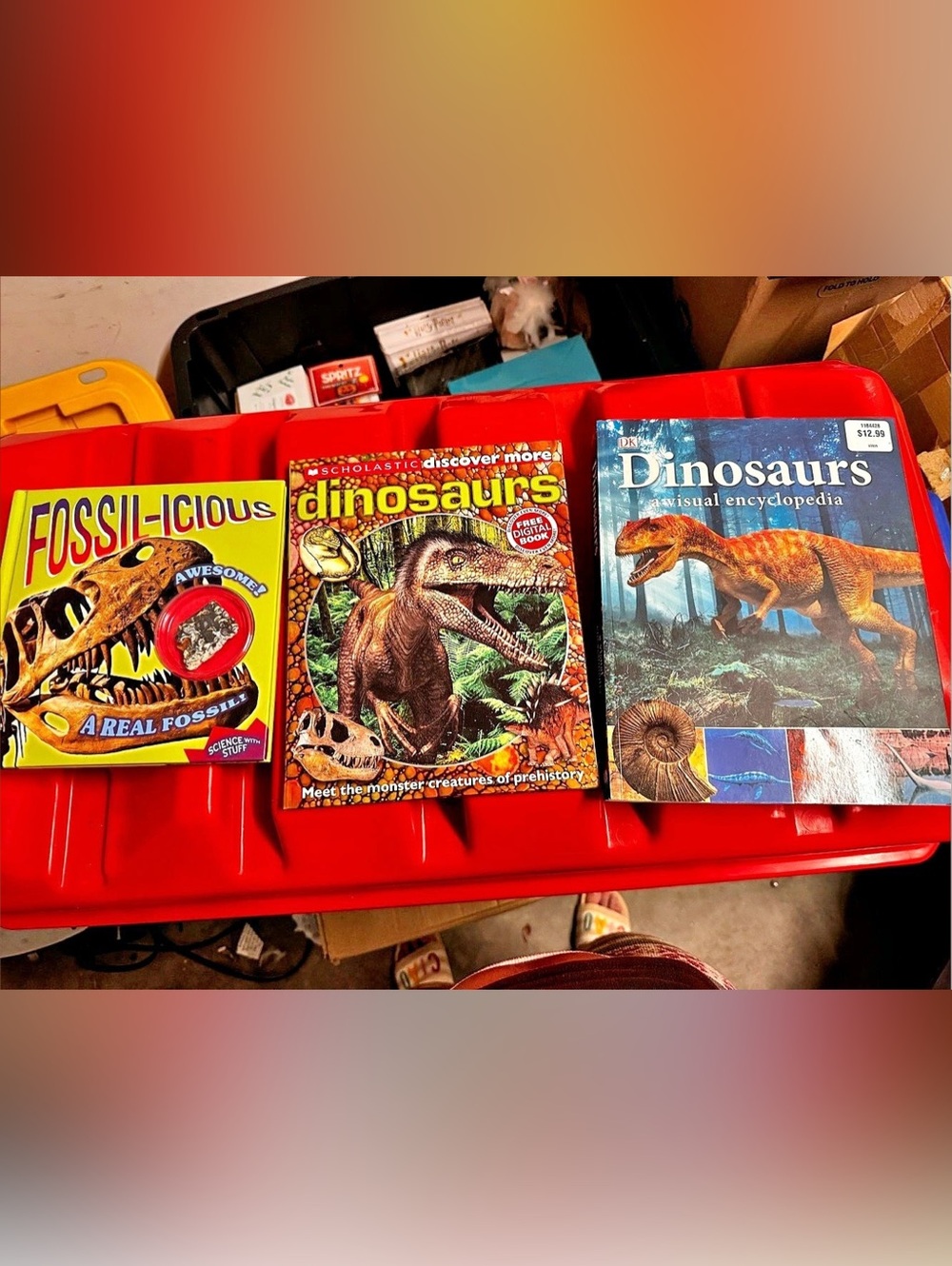 Scholastic Fossil-licious; Dinosaurs; Dinosaurs: A Visual Encyclopedia Dinosaur